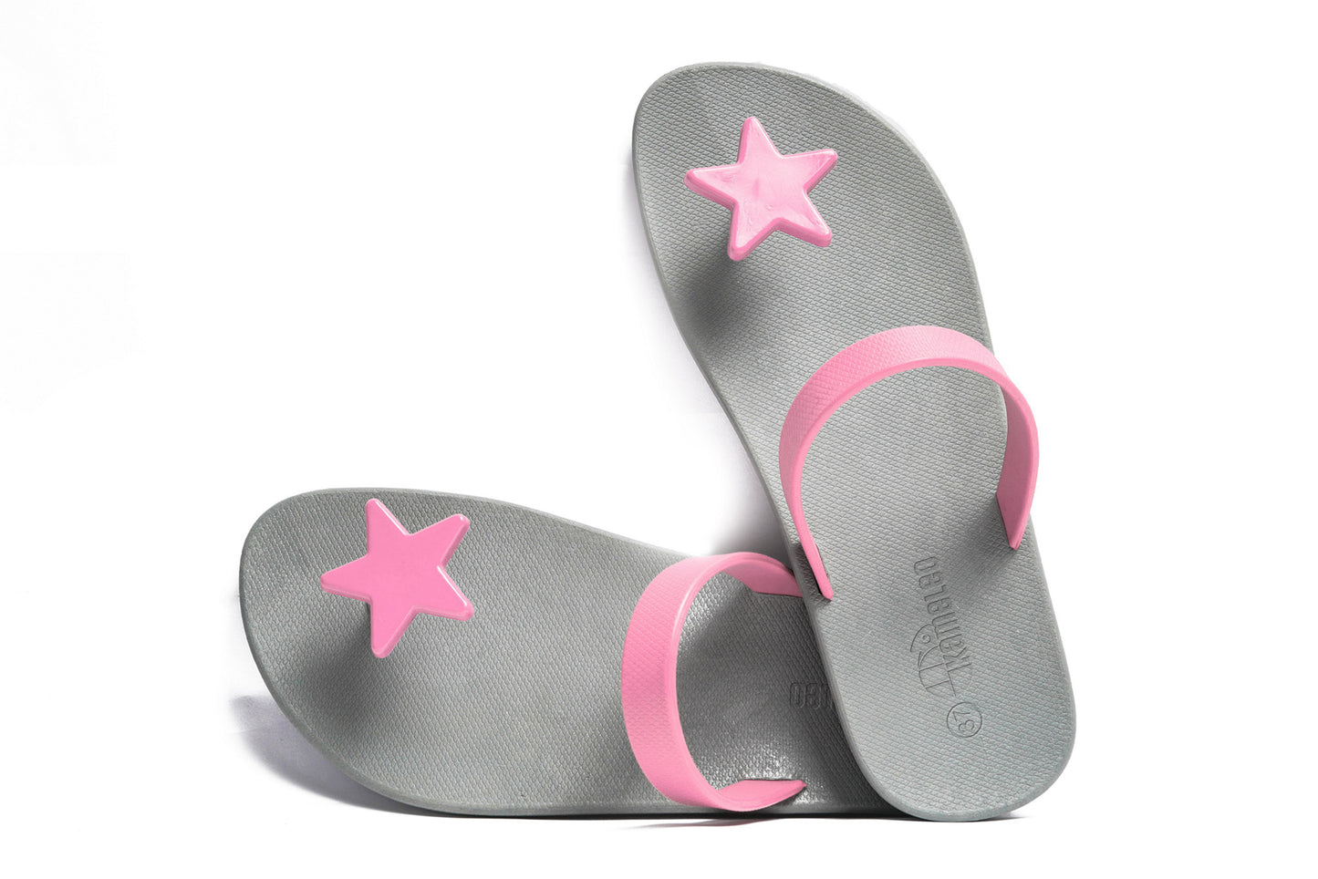 Poppi Star Grey Sole LightPink Strap