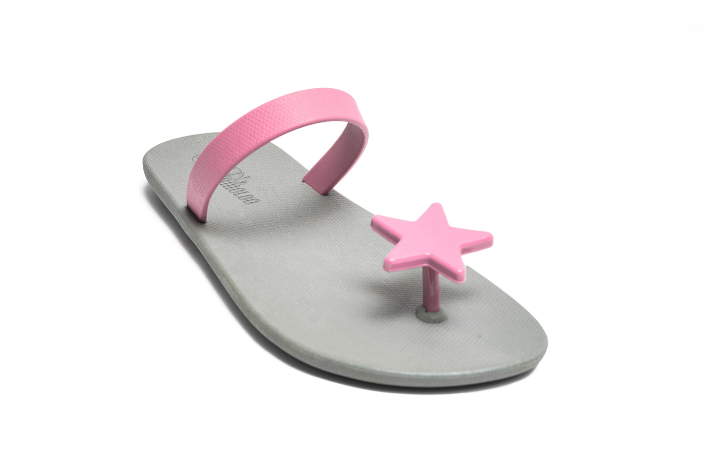 Poppi Star Grey Sole LightPink Strap
