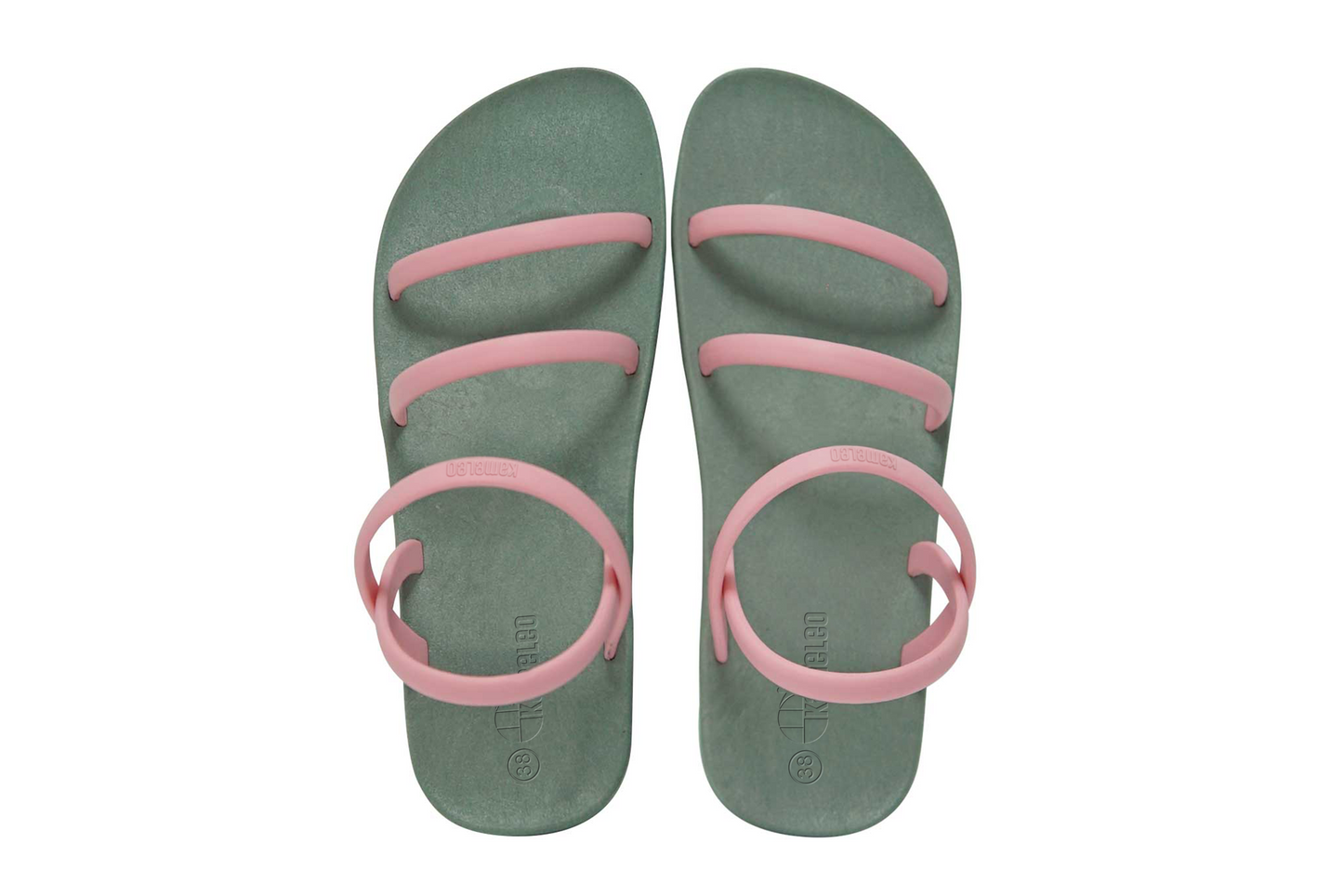 Twin Slim Grey Sole LightPink Strap