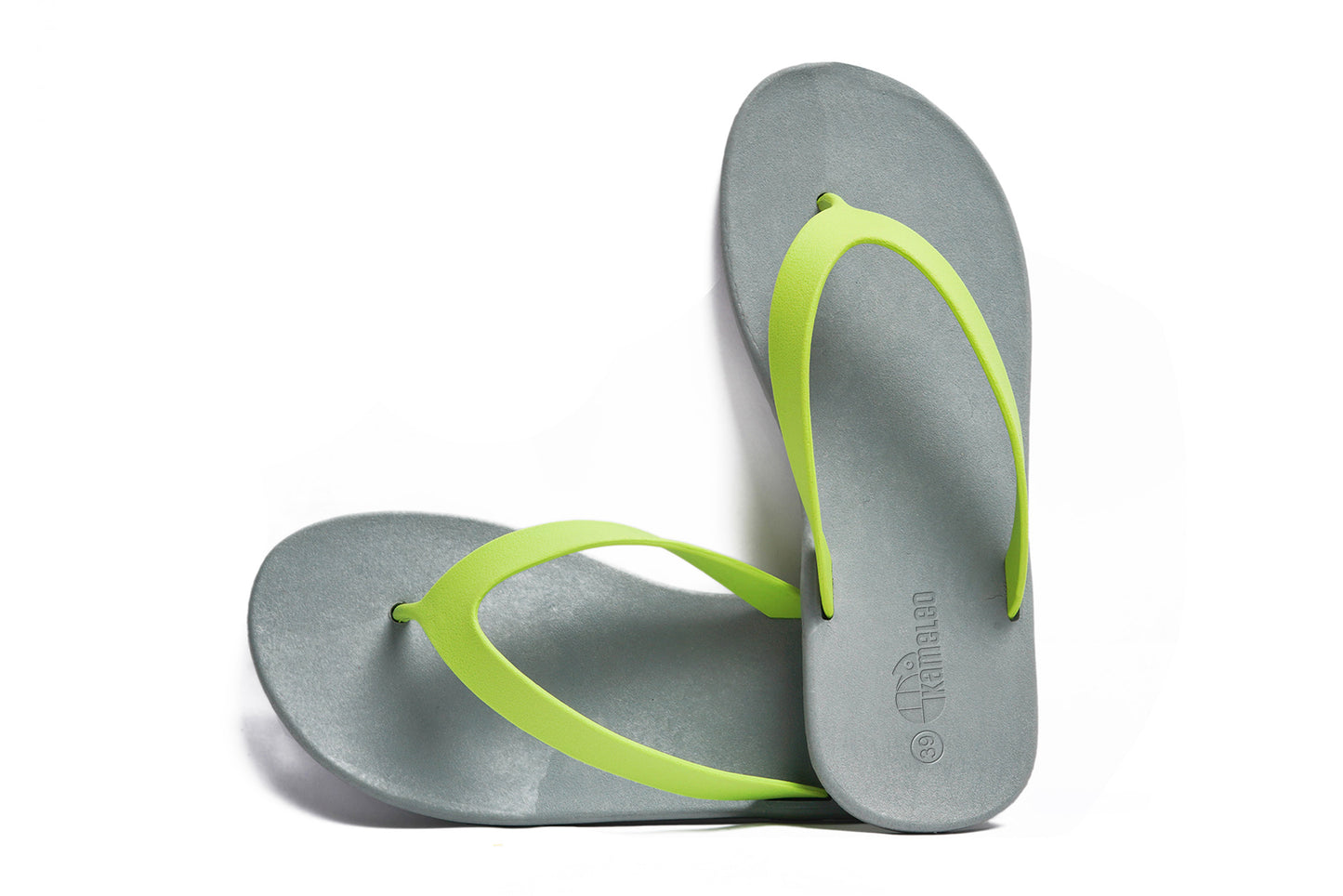 Flippy Grey Sole Lime Strap