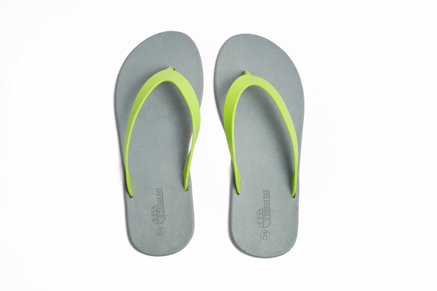 Flippy Grey Sole Lime Strap