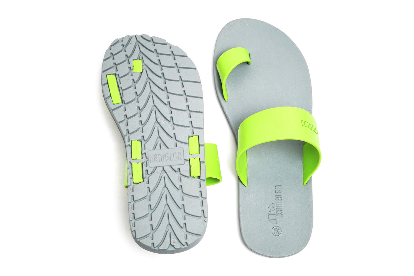 Pop Thumb Grey Sole Lime Strap