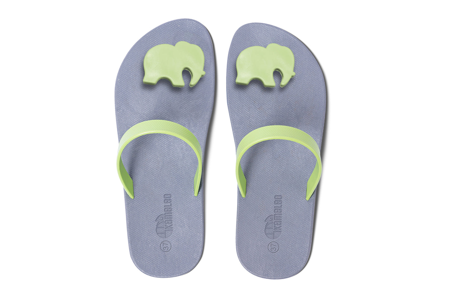 Poppi Ellie Grey Sole Lime Strap