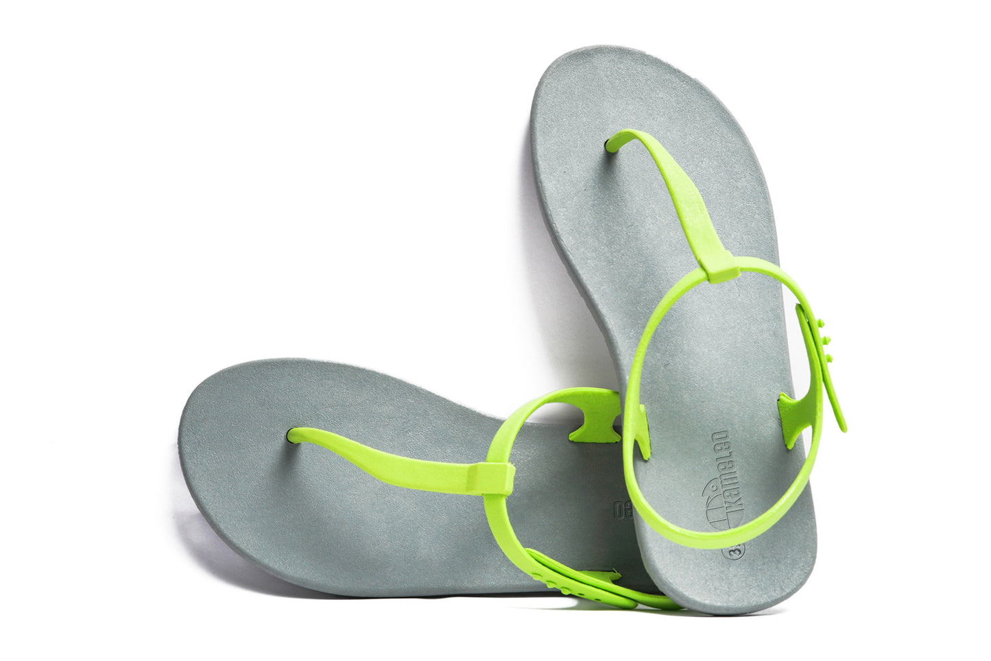 Saily Grey Sole Lime Strap