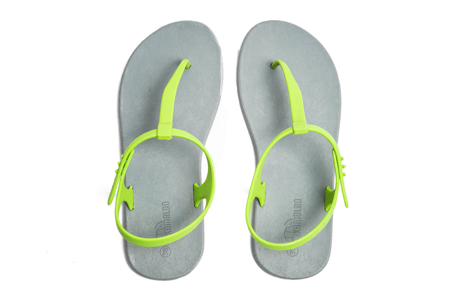Saily Grey Sole Lime Strap