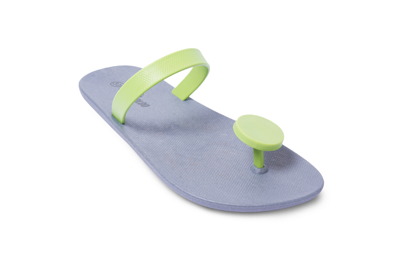Poppi Dot Grey Sole Lime Strap