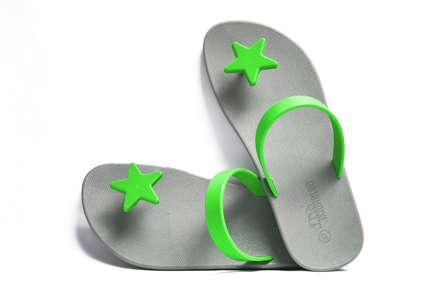 Poppi Star Grey Sole Lime Strap
