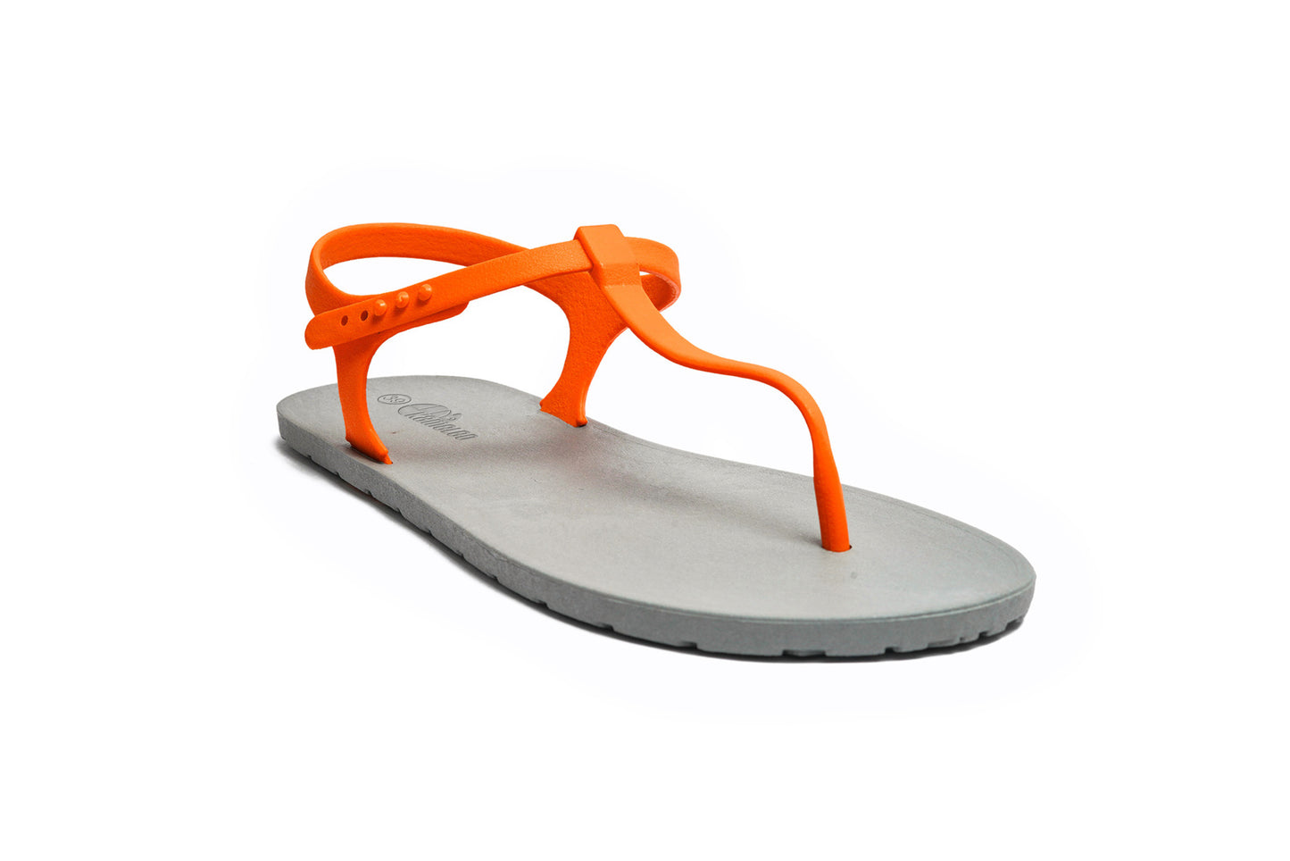 Saily Grey Sole Orange Strap