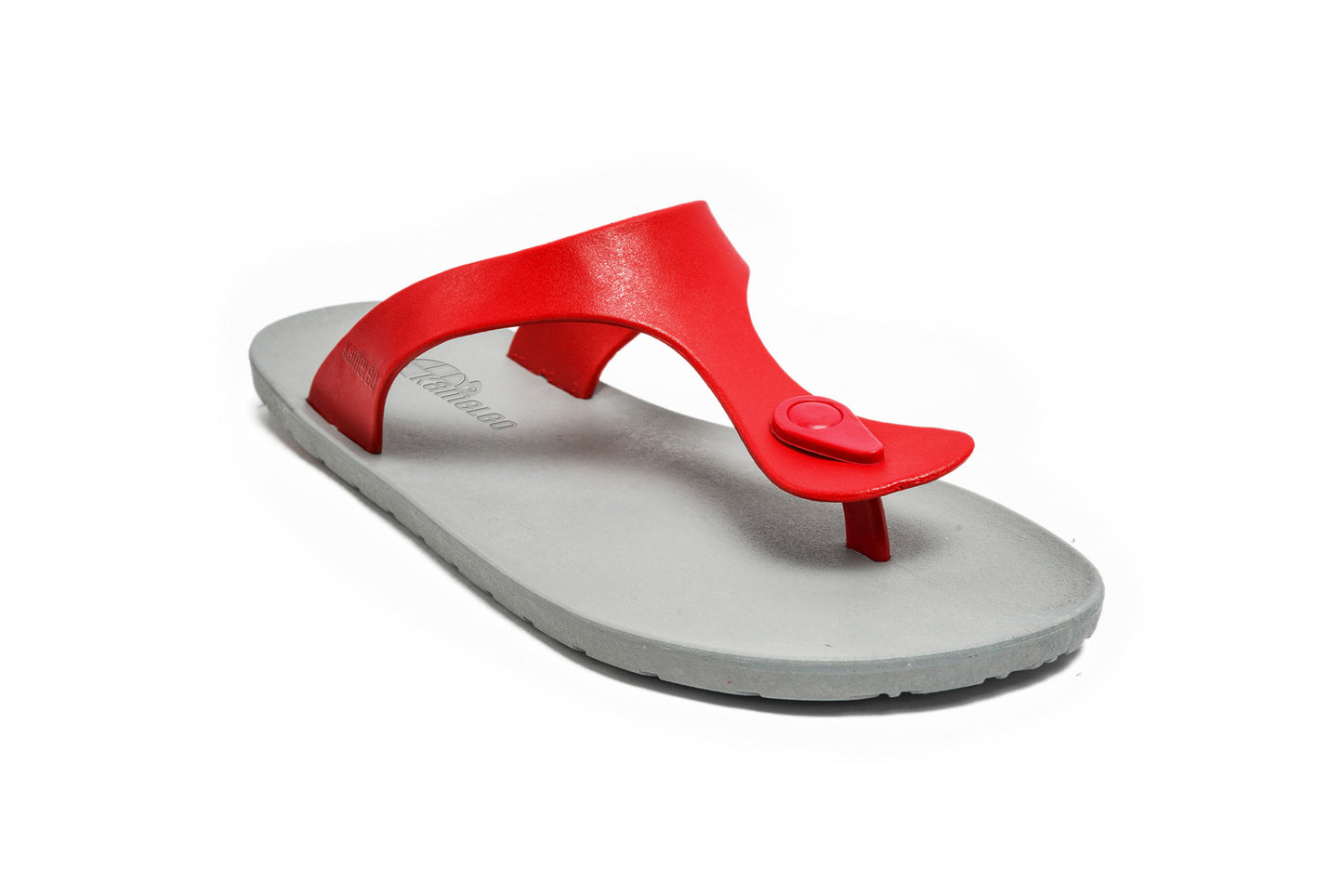 Candy Grey Sole Red Strap