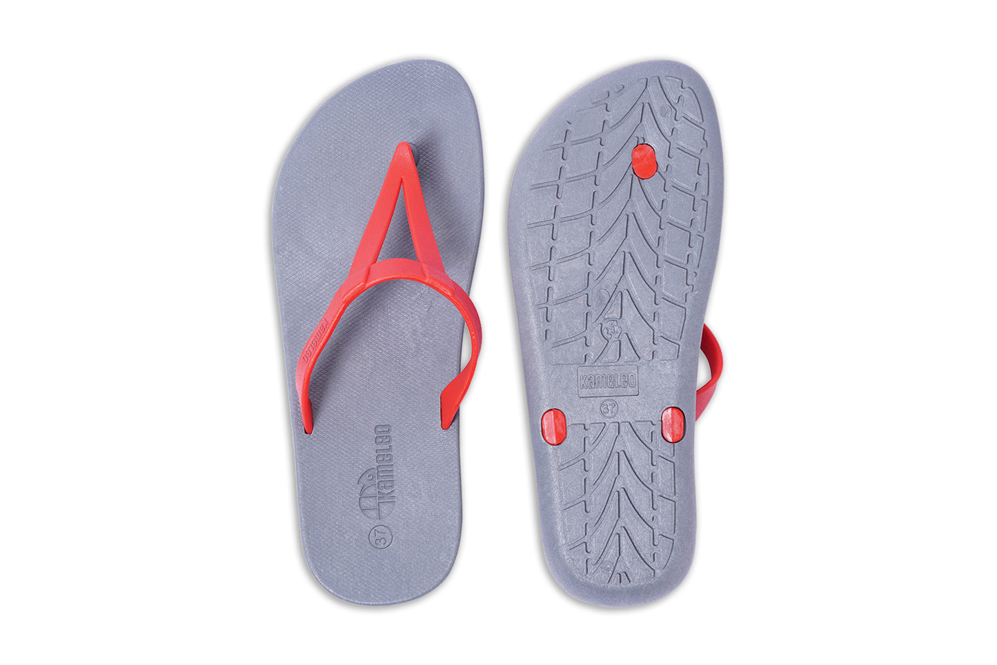 Eiffel Grey Sole Red Strap