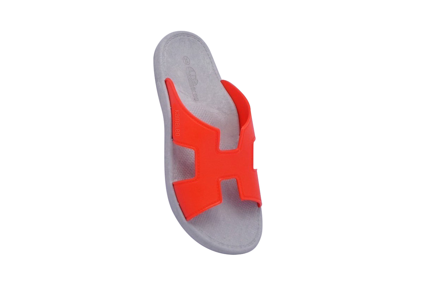 Hermey Grey Sole Red Strap