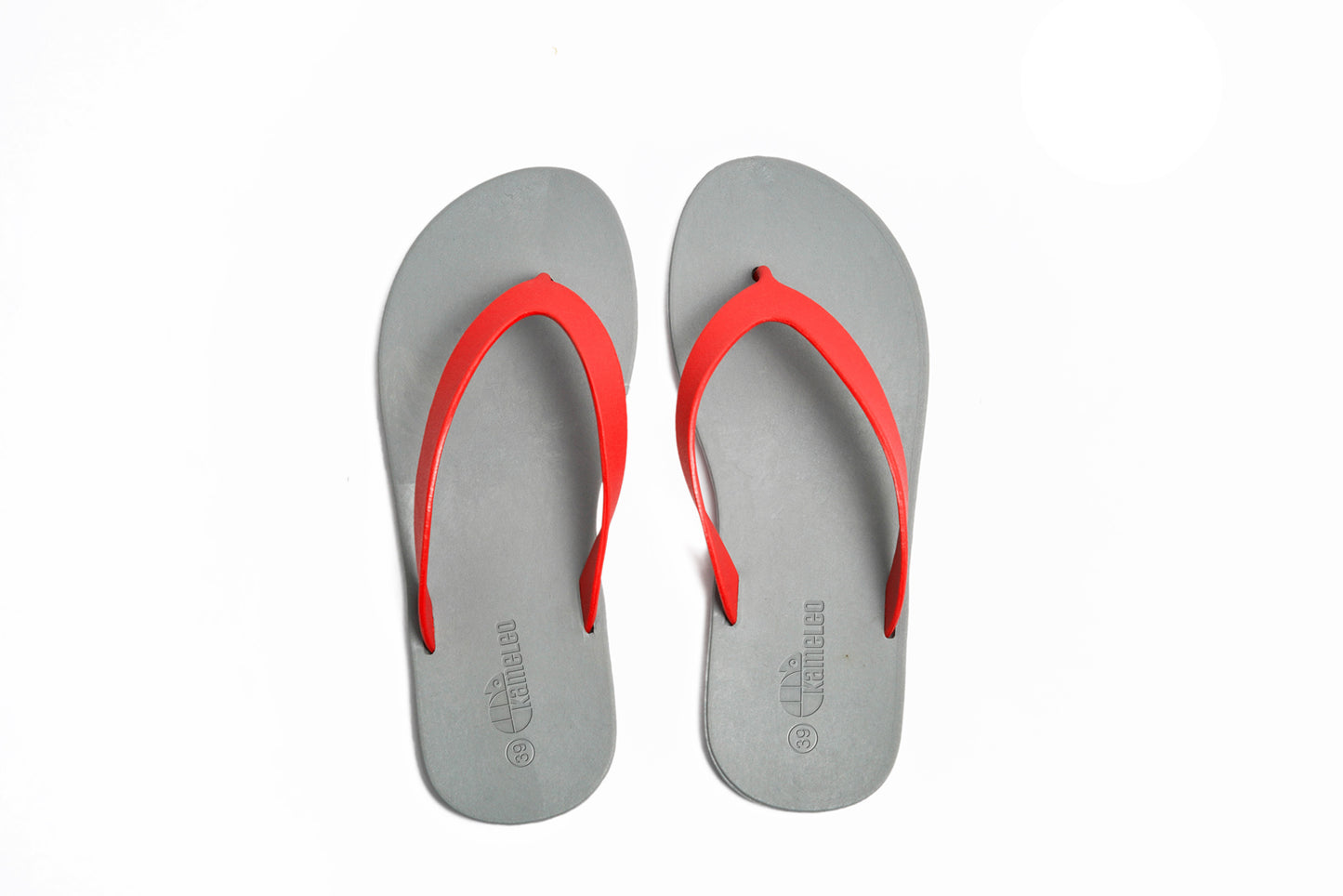 Flippy Grey Sole Red Strap
