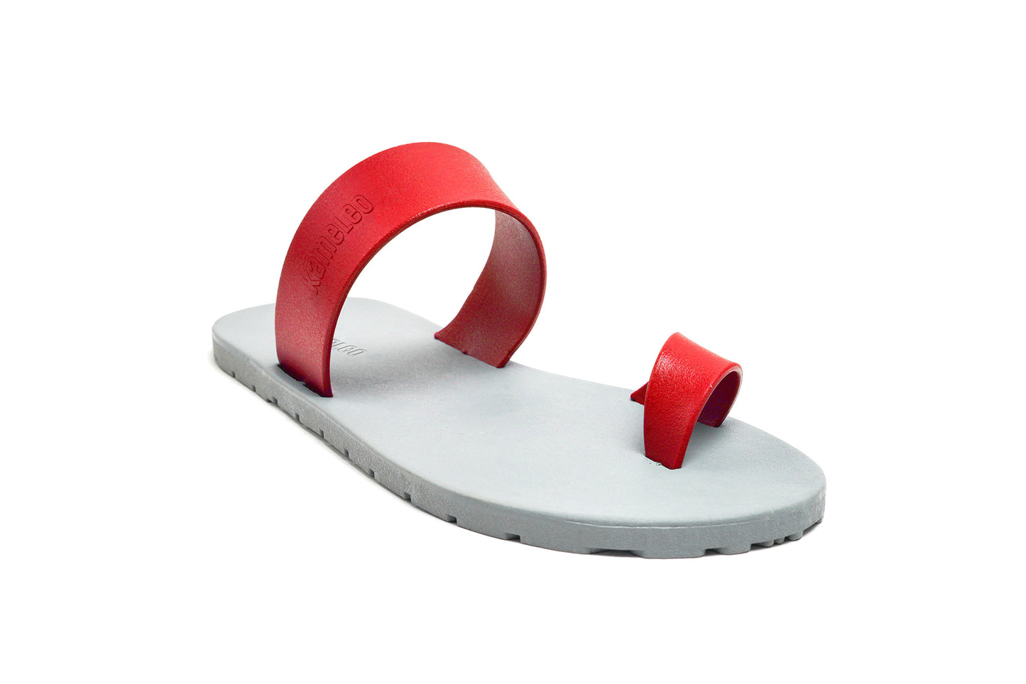 Pop Thumb Grey Sole Red Strap