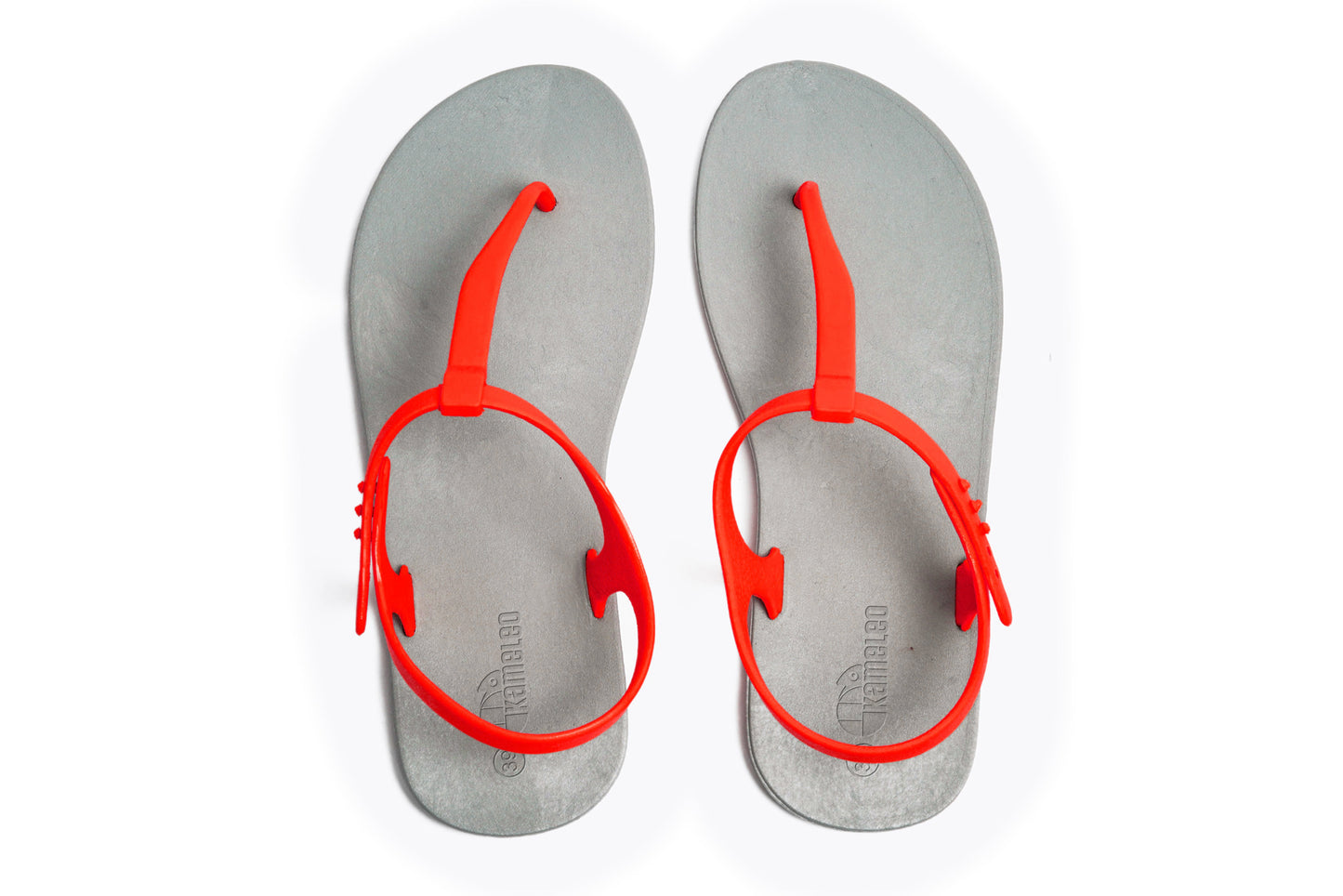 Saily Grey Sole Red Strap