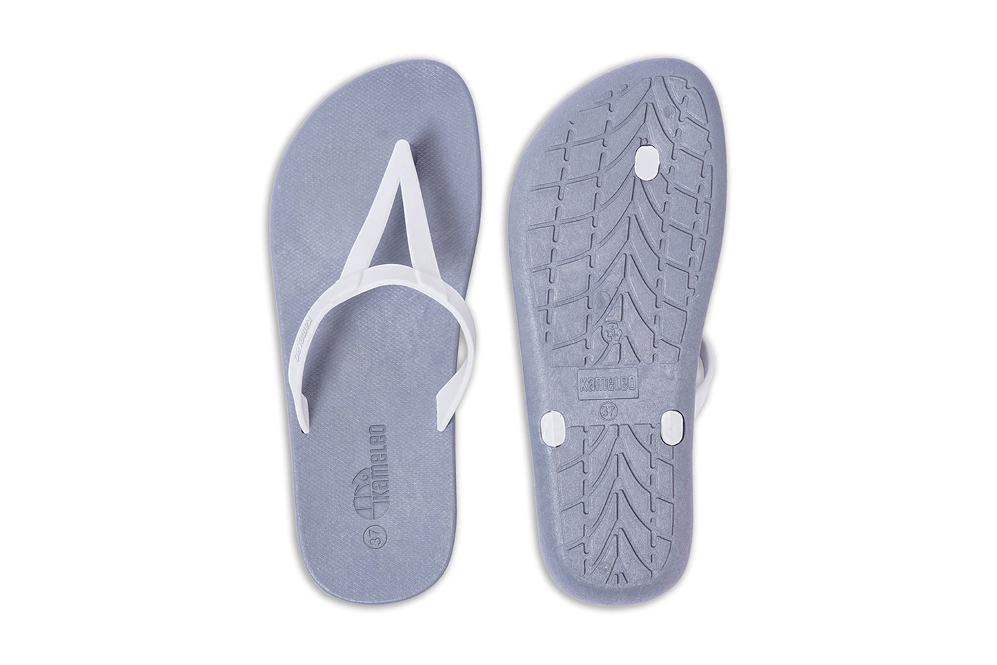 Eiffel Grey Sole White Strap