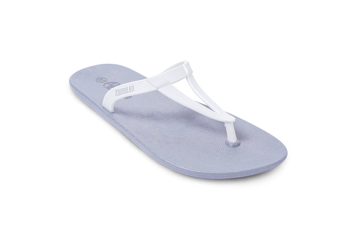 Eiffel Grey Sole White Strap