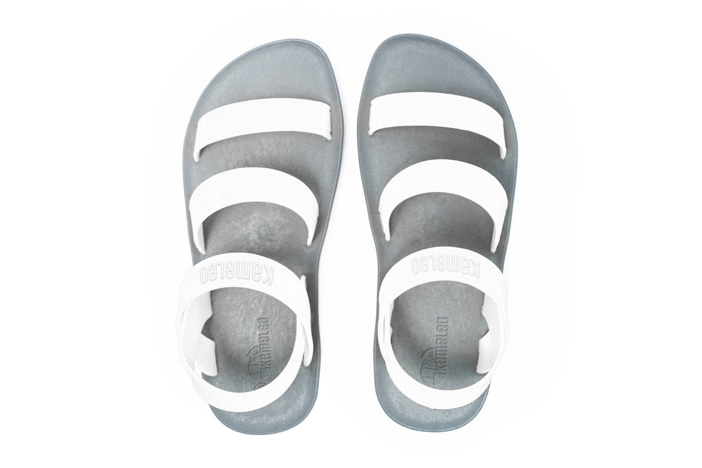 Twin Plus Grey Sole White Strap