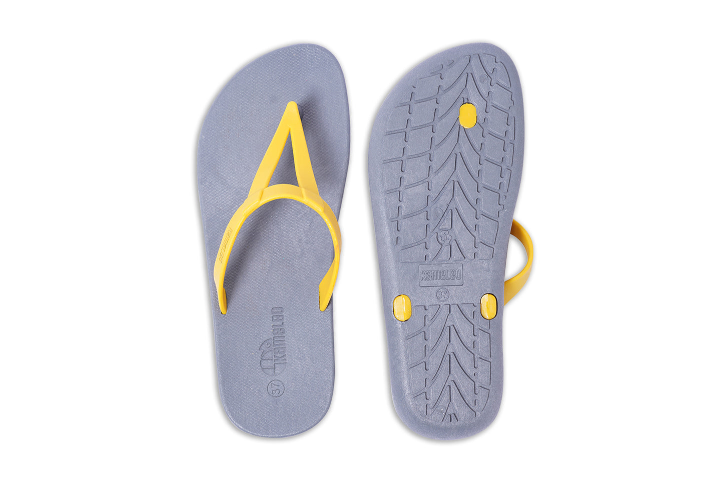 Eiffel Grey Sole Yellow Strap