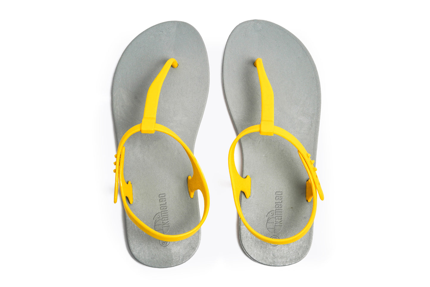 Saily Grey Sole Yellow Strap