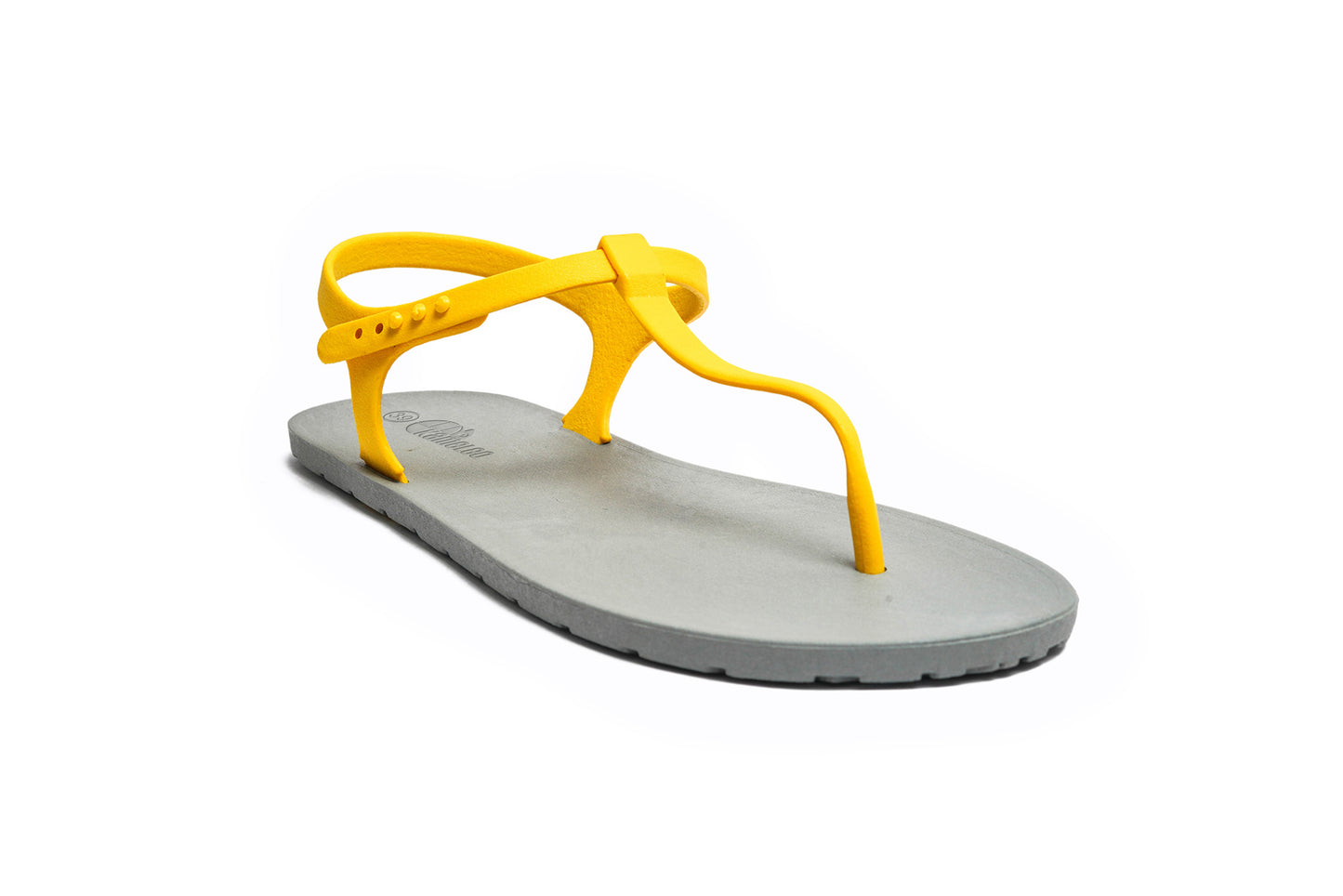 Saily Grey Sole Yellow Strap