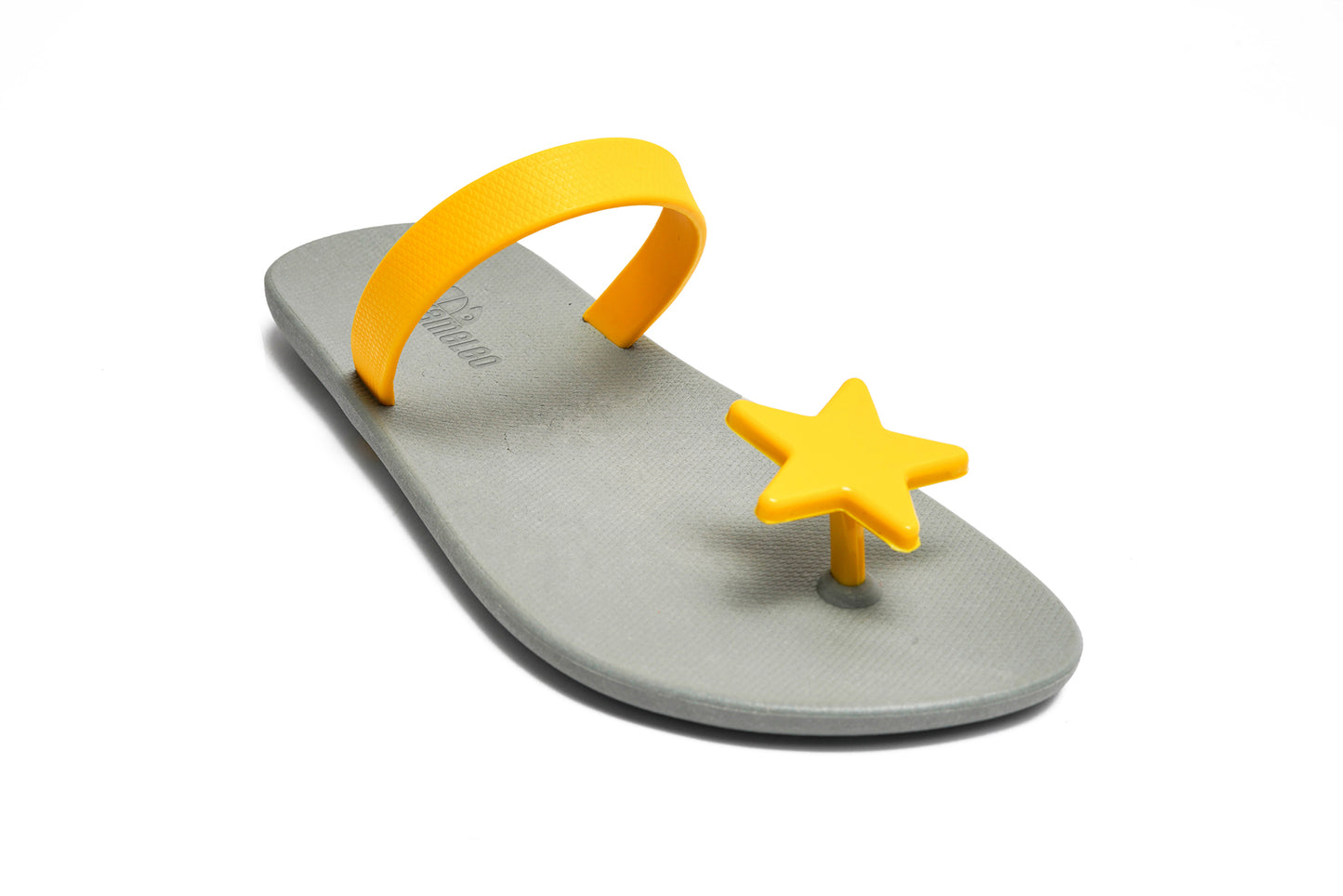 Poppi Star Grey Sole Yellow Strap