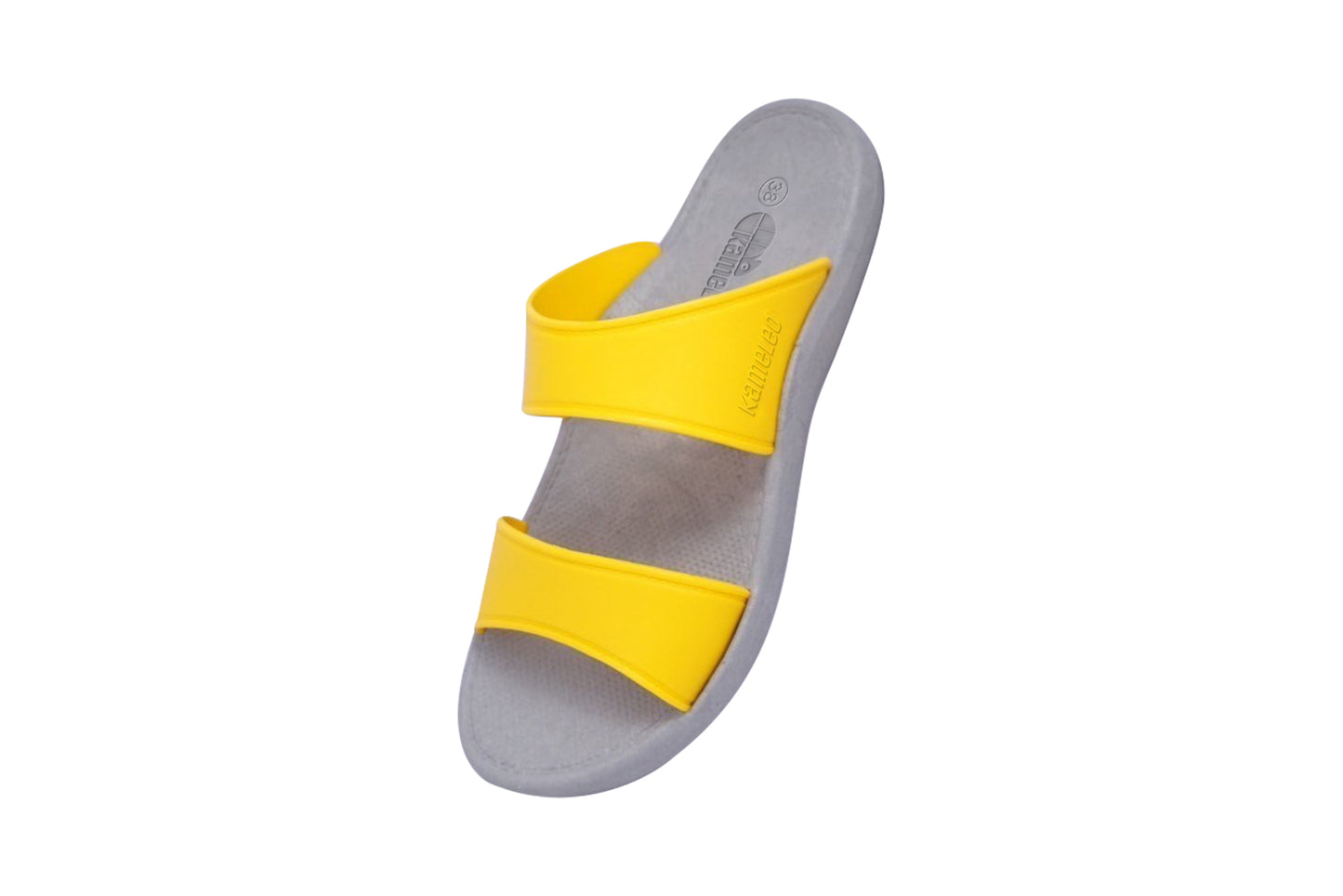 Twinny Grey Sole Yellow Strap