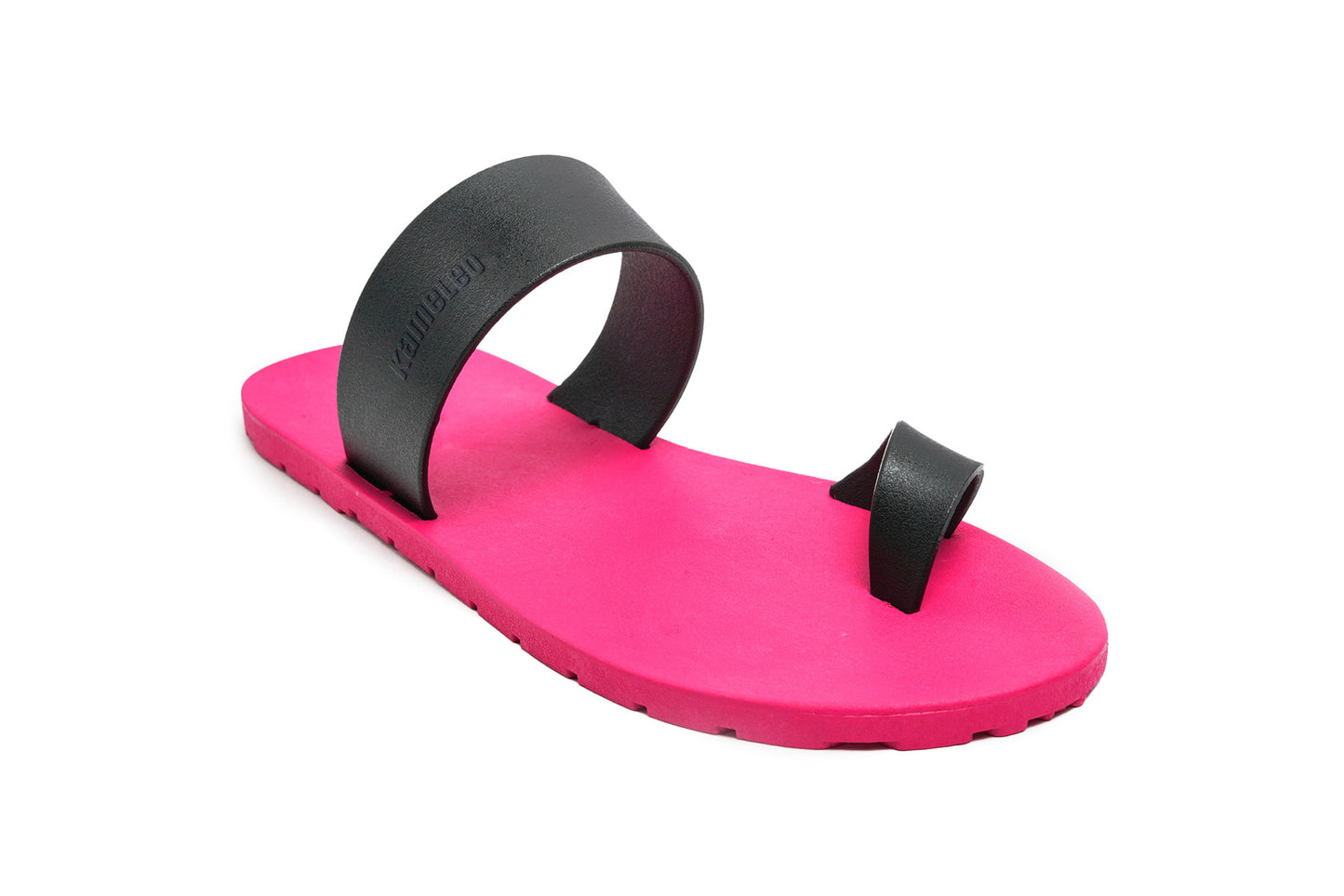 Pop Thumb Pink Sole Black Strap