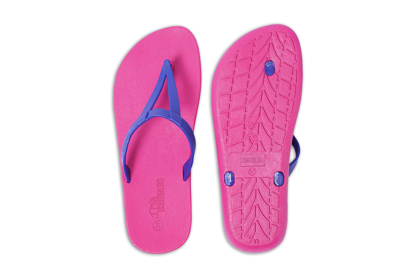 Eiffel Pink Sole Blue Strap