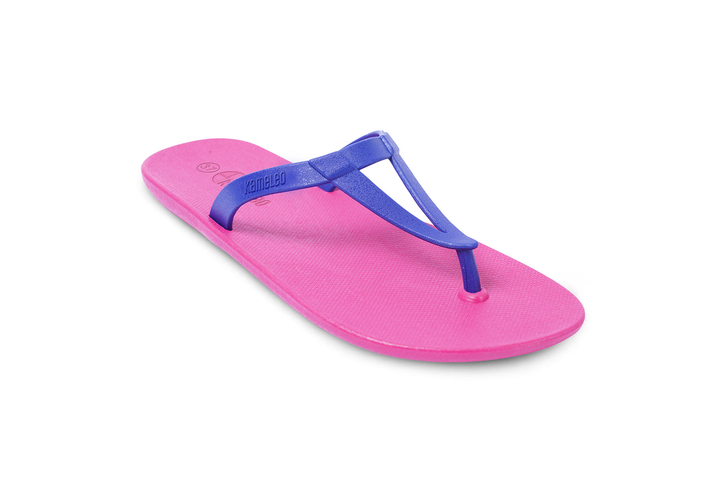 Eiffel Pink Sole Blue Strap