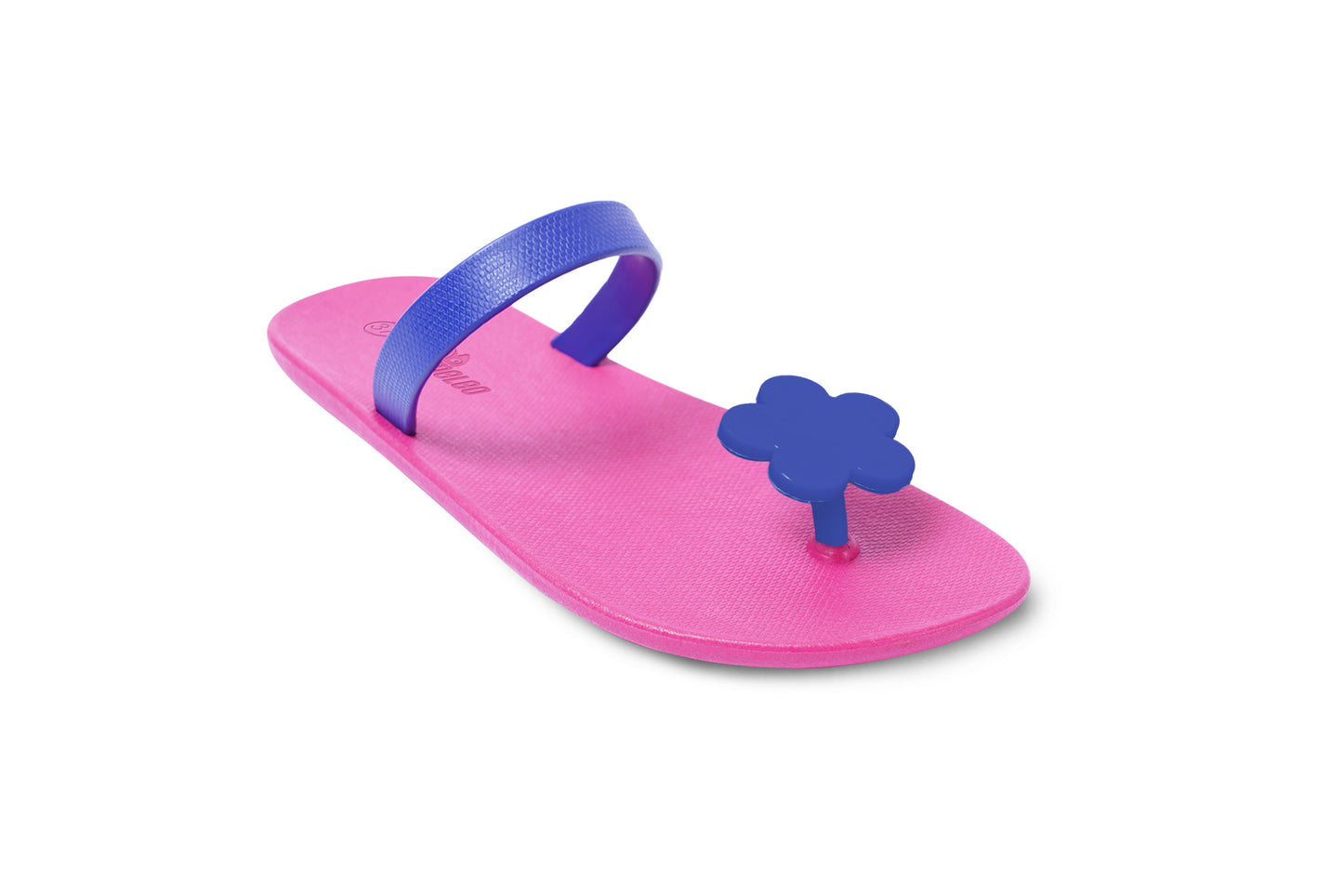 Poppi Flora Pink Sole Blue Strap