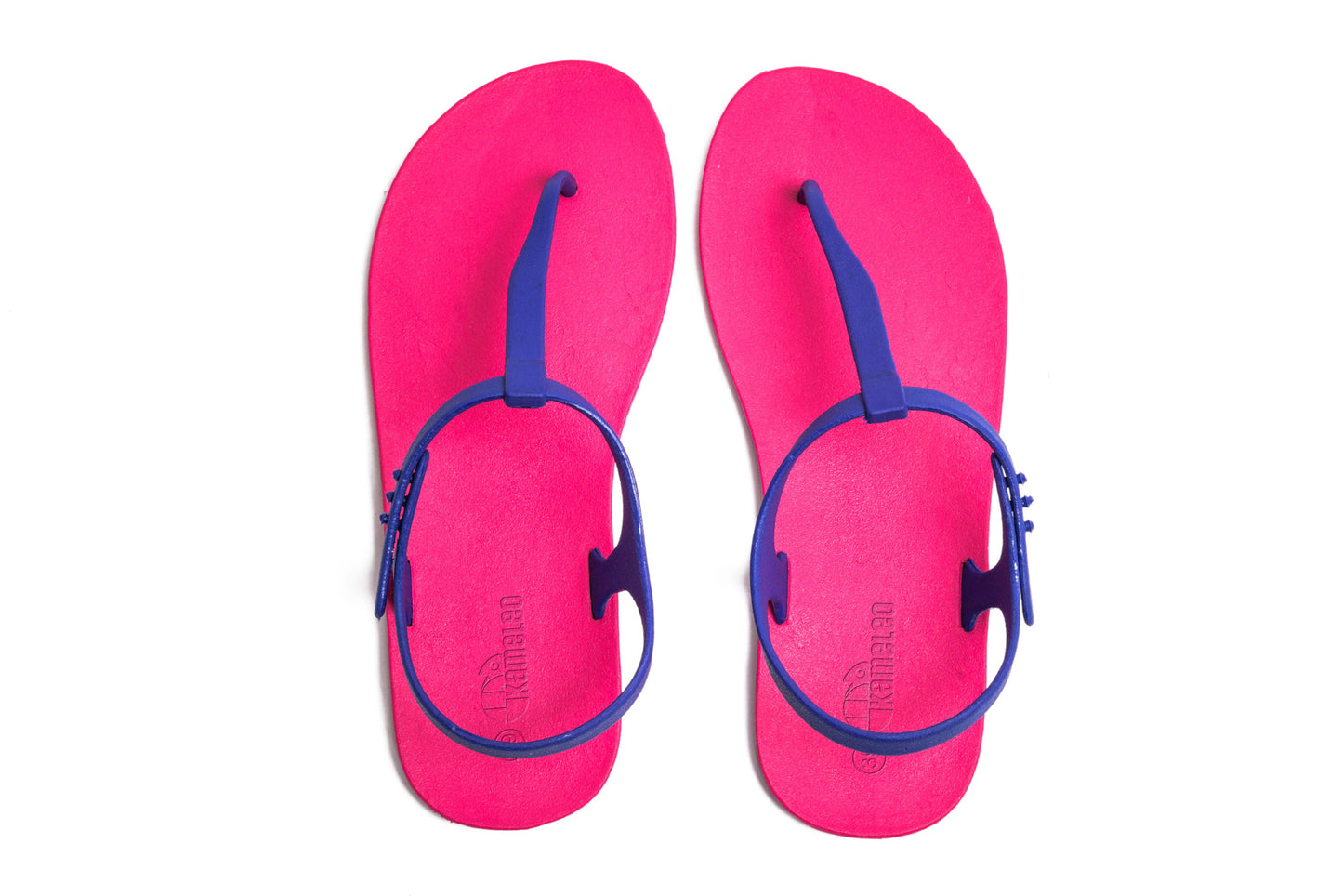 Saily Pink Sole Blue Strap