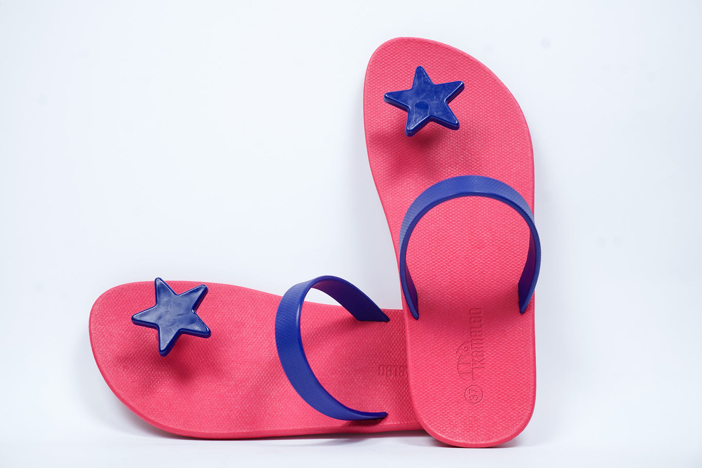 Poppi Star Pink Sole Blue Strap
