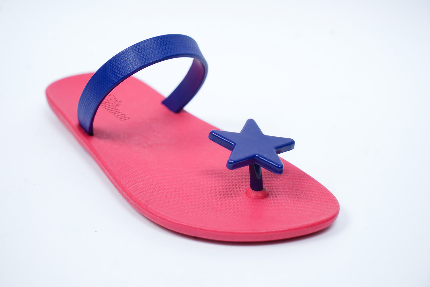 Poppi Star Pink Sole Blue Strap