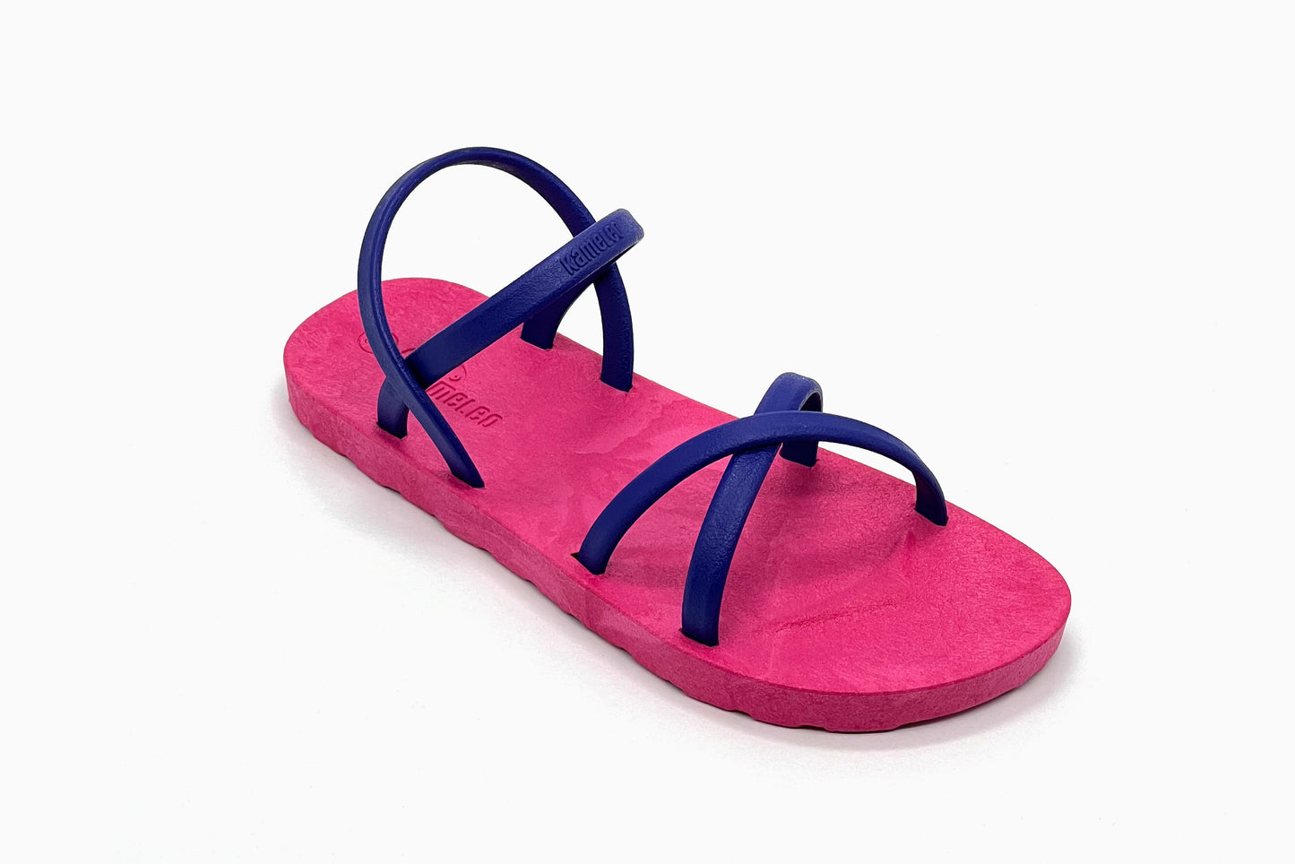 Cross Slim Pink Sole Blue Strap