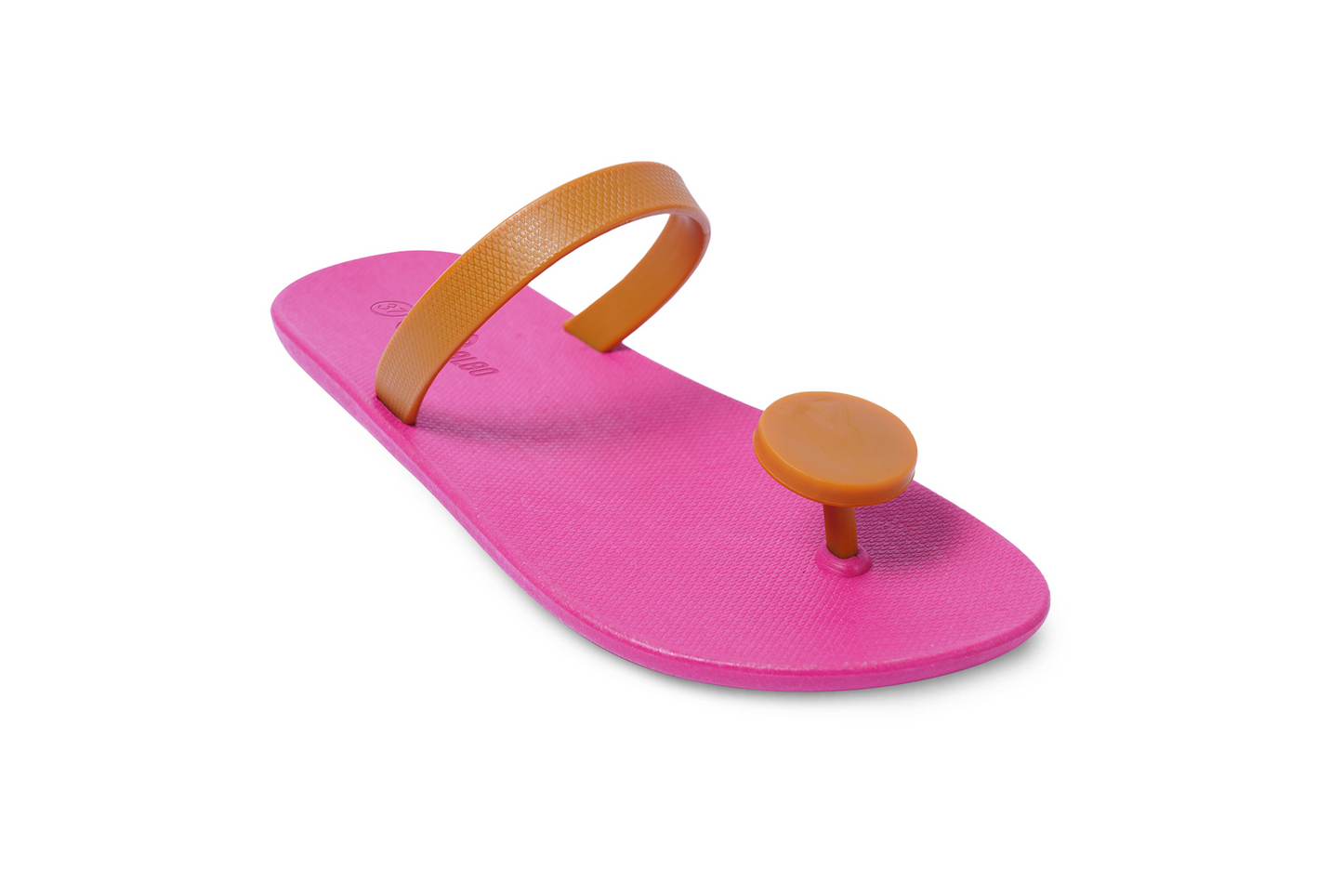 Poppi Dot Pink Sole Caramel Strap