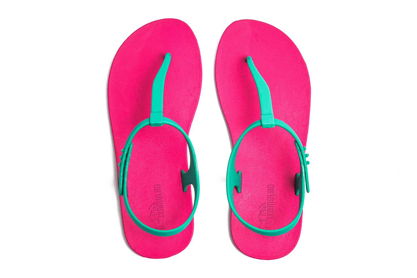Saily Pink Sole Green Strap