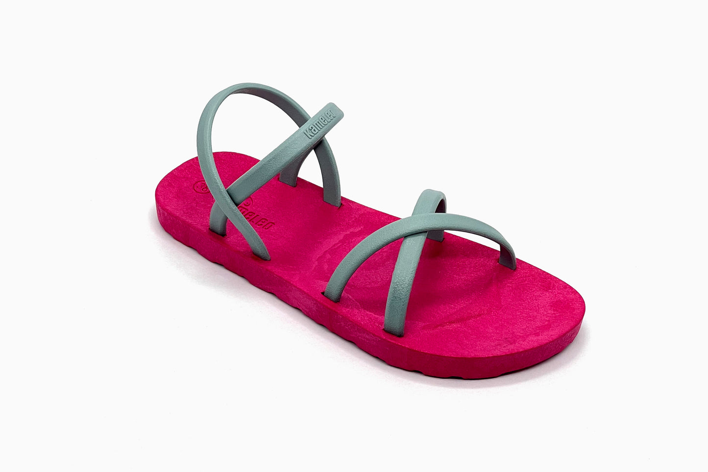 Cross Slim Pink Sole Grey Strap