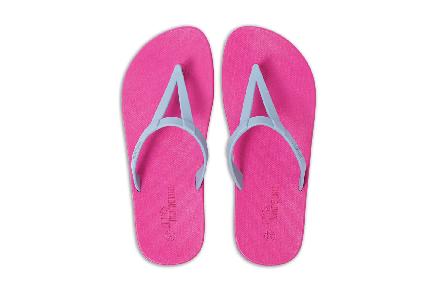 Eiffel Pink Sole Grey Strap
