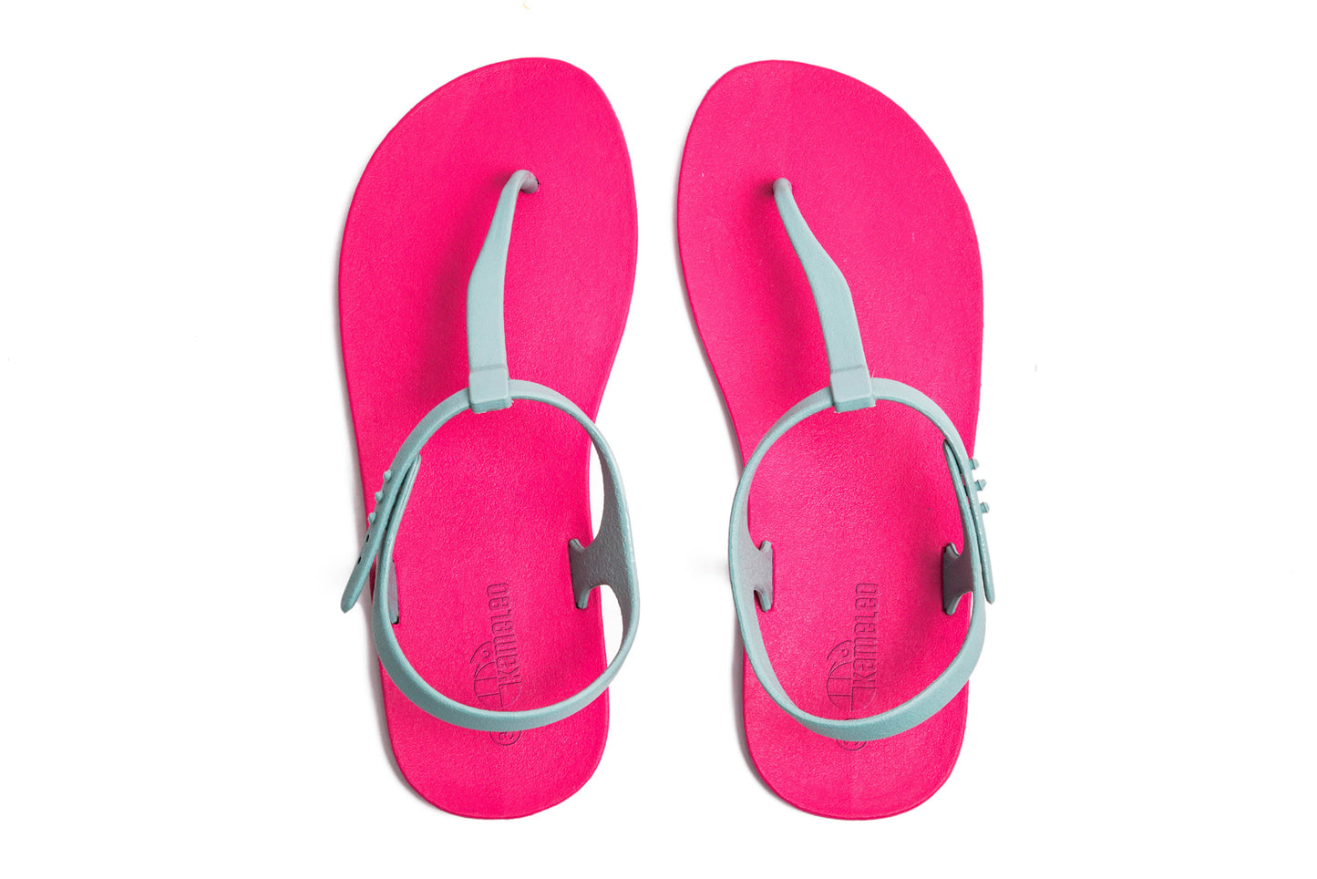 Saily Pink Sole Grey Strap