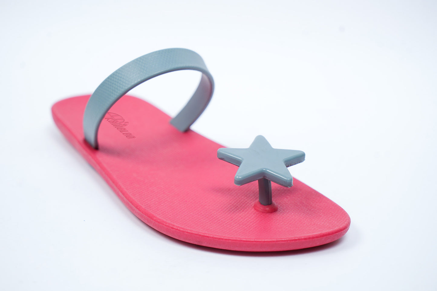 Poppi Star Pink Sole Grey Strap