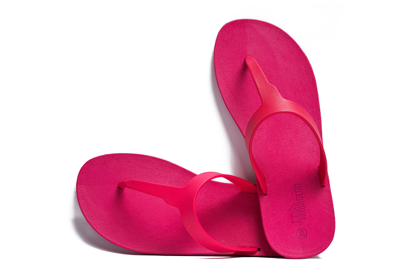 Thongs Pink Sole Pink Strap