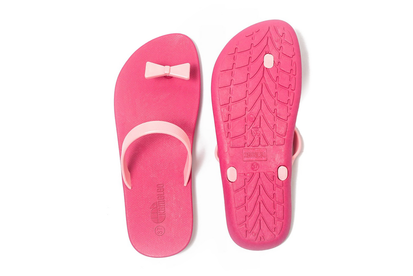 Poppi Bow Pink Sole LightPink Strap