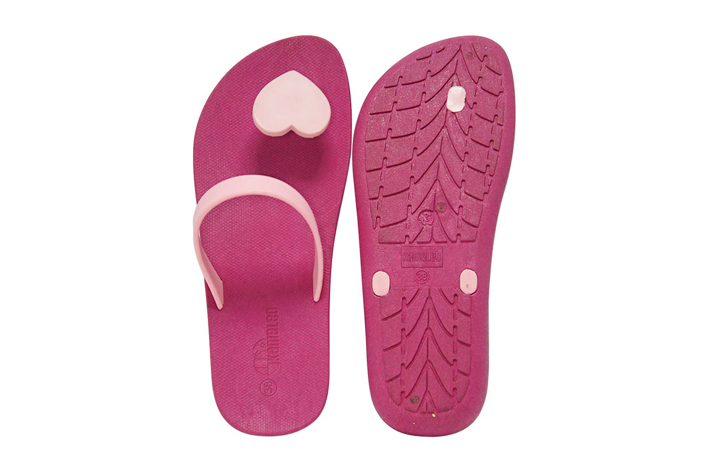 Poppi Heart Pink Sole LightPink Strap