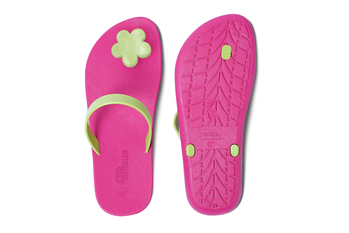 Poppi Flora Pink Sole Lime Strap