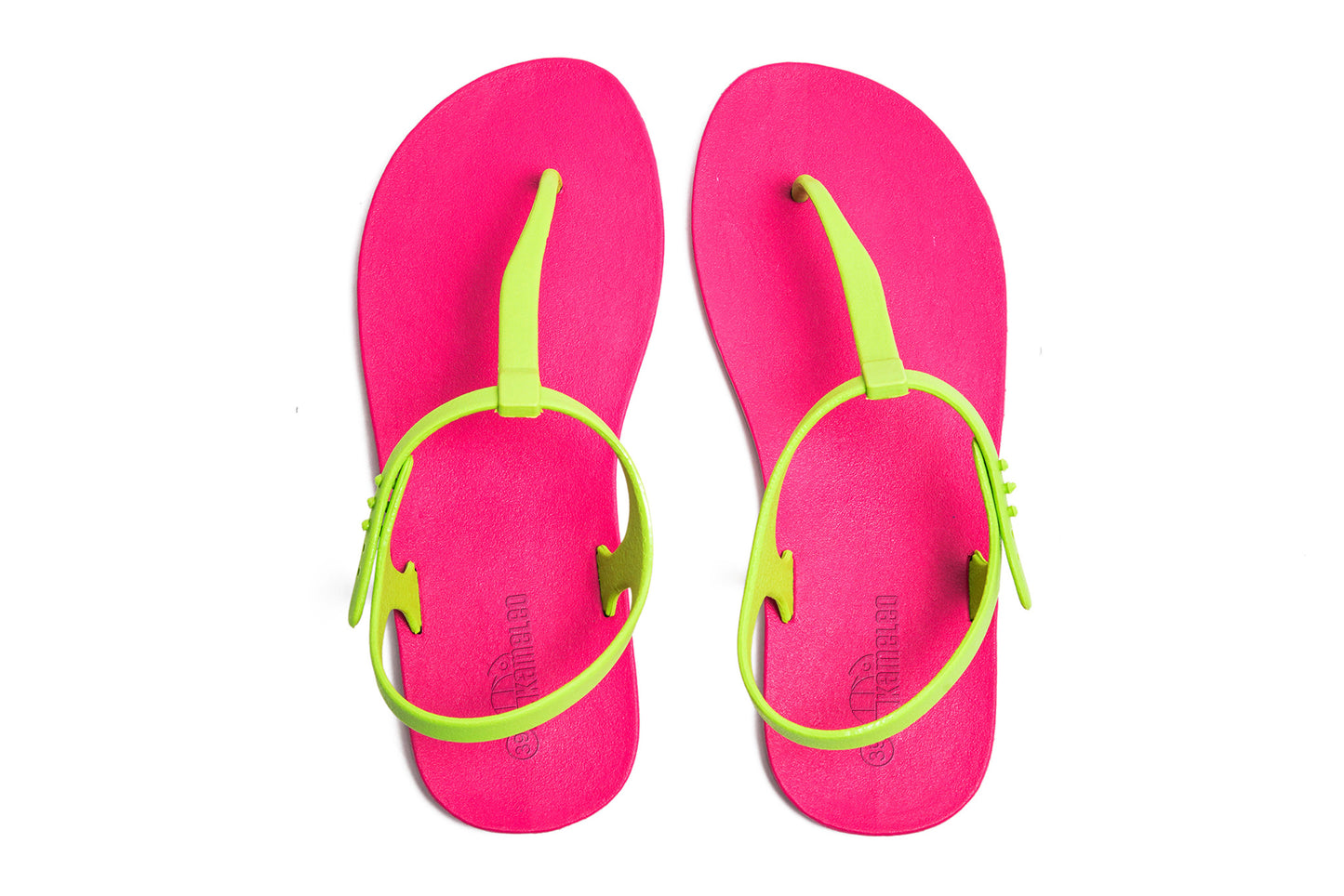Saily Pink Sole Lime Strap