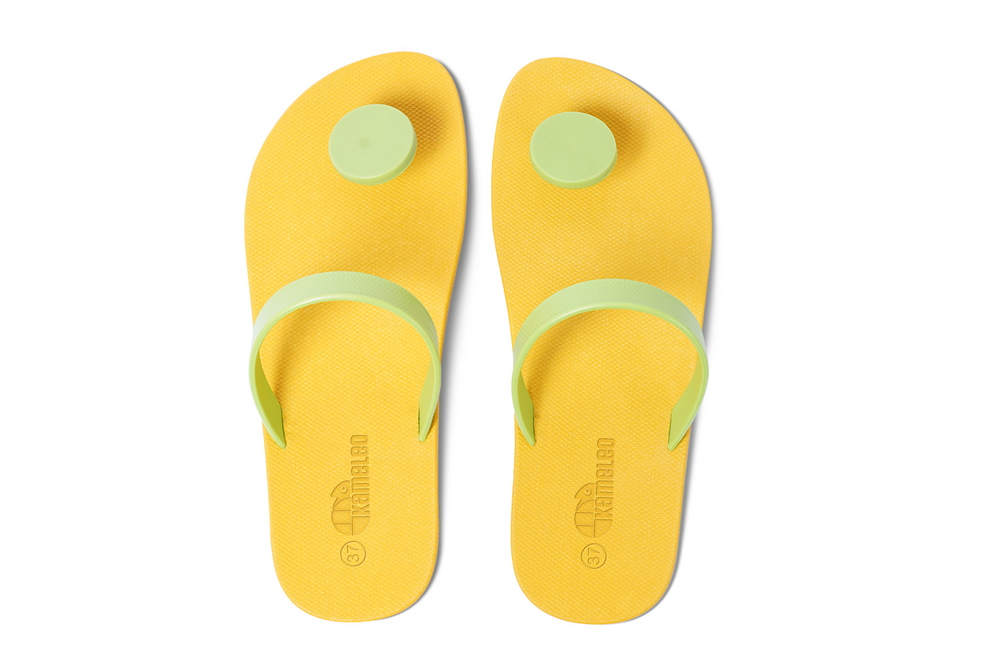 Poppi Dot Yellow Sole Lime Strap
