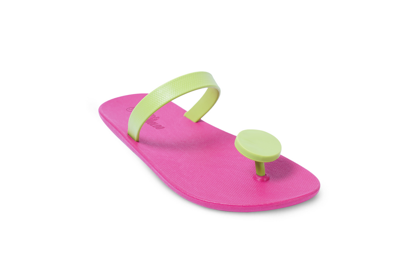 Poppi Dot Pink Sole Lime Strap
