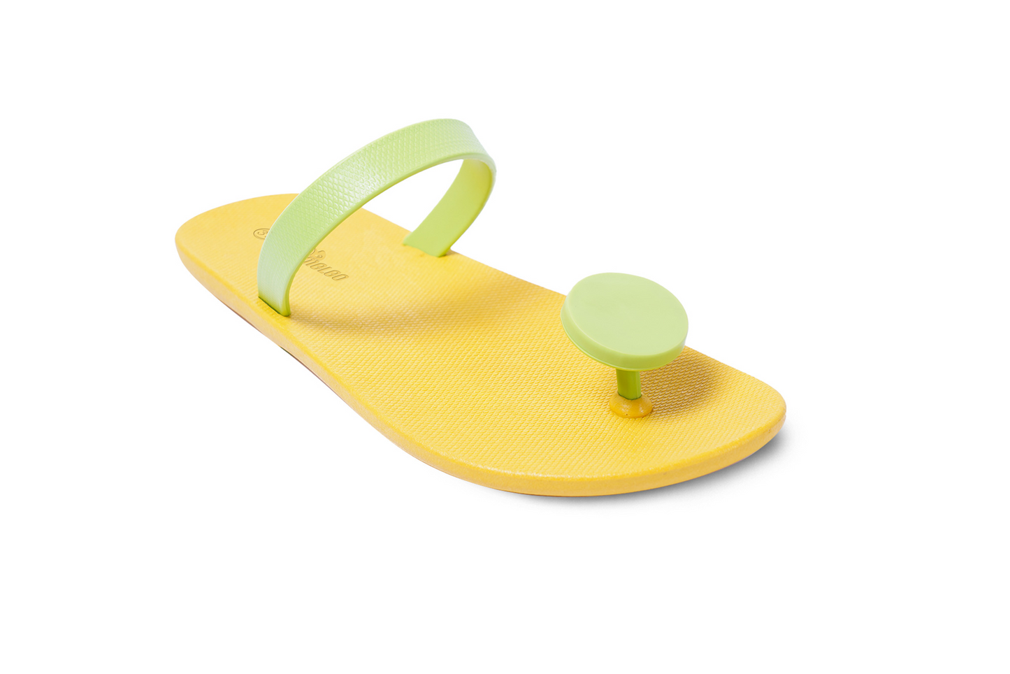 Poppi Dot Yellow Sole Lime Strap