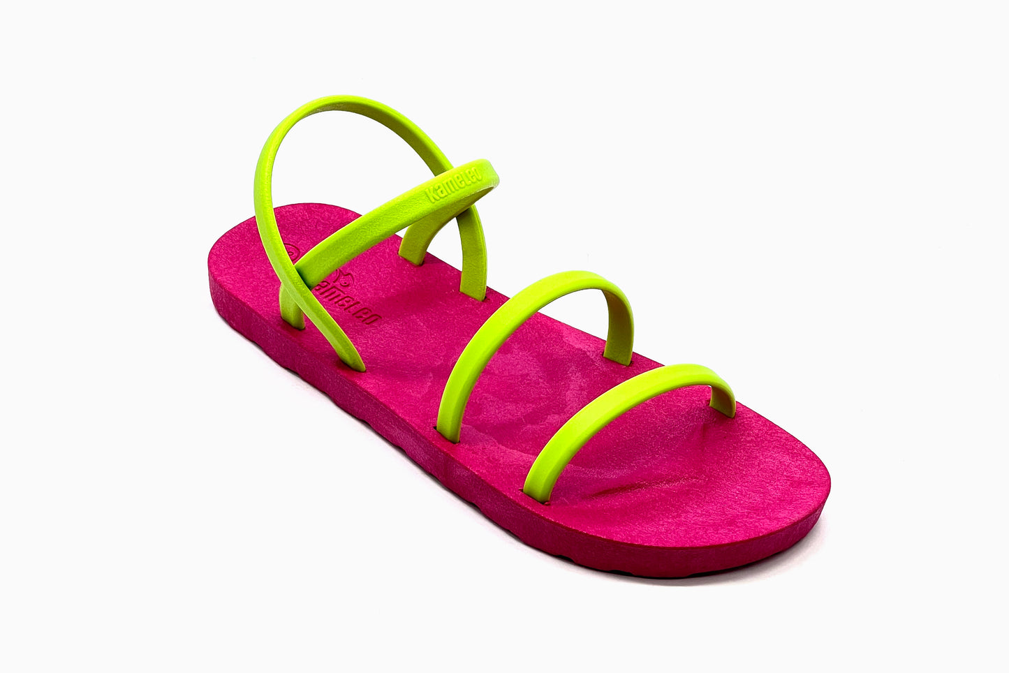 Twin Slim Pink Sole Lime Strap