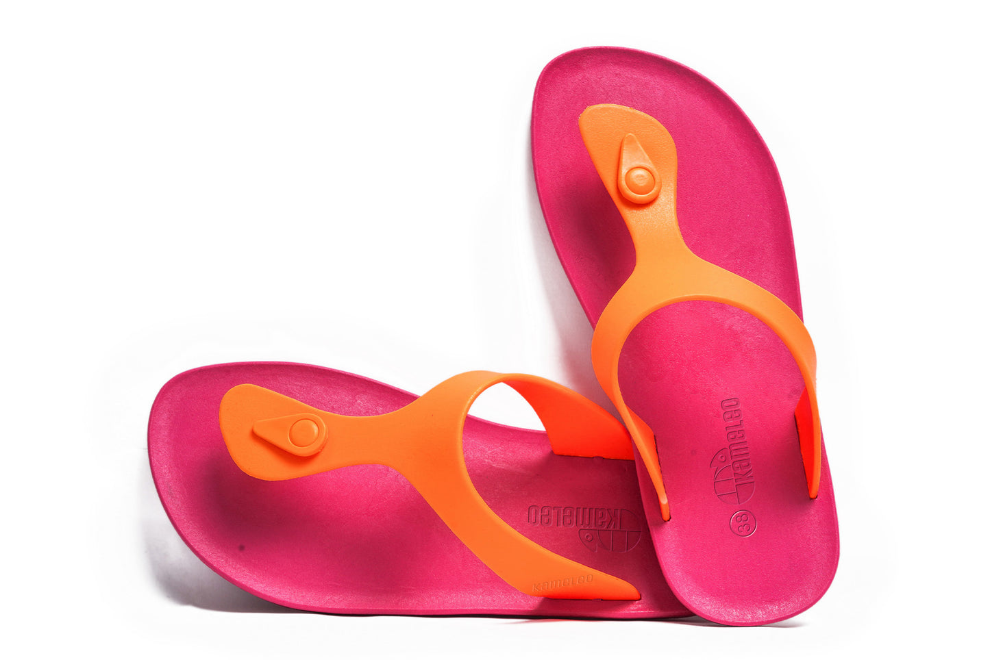 Candy Pink Sole Orange Strap